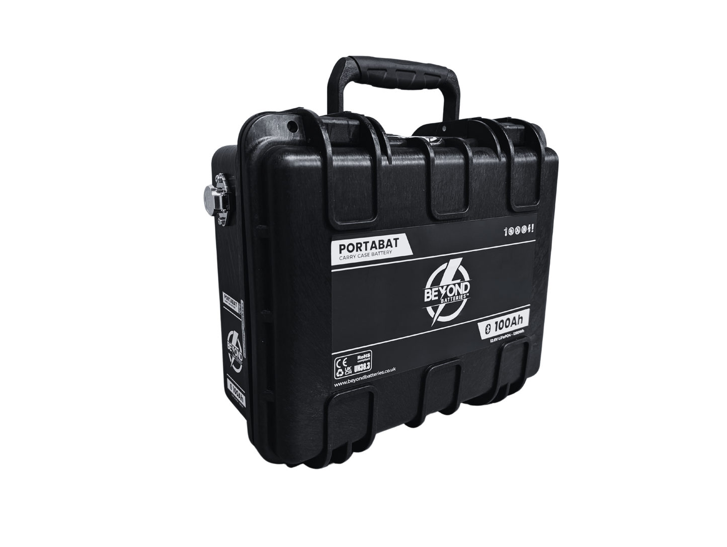 Beyond Batteries 12V 100Ah LiFePO4 PortaBat Carry Case Mobile Power unit