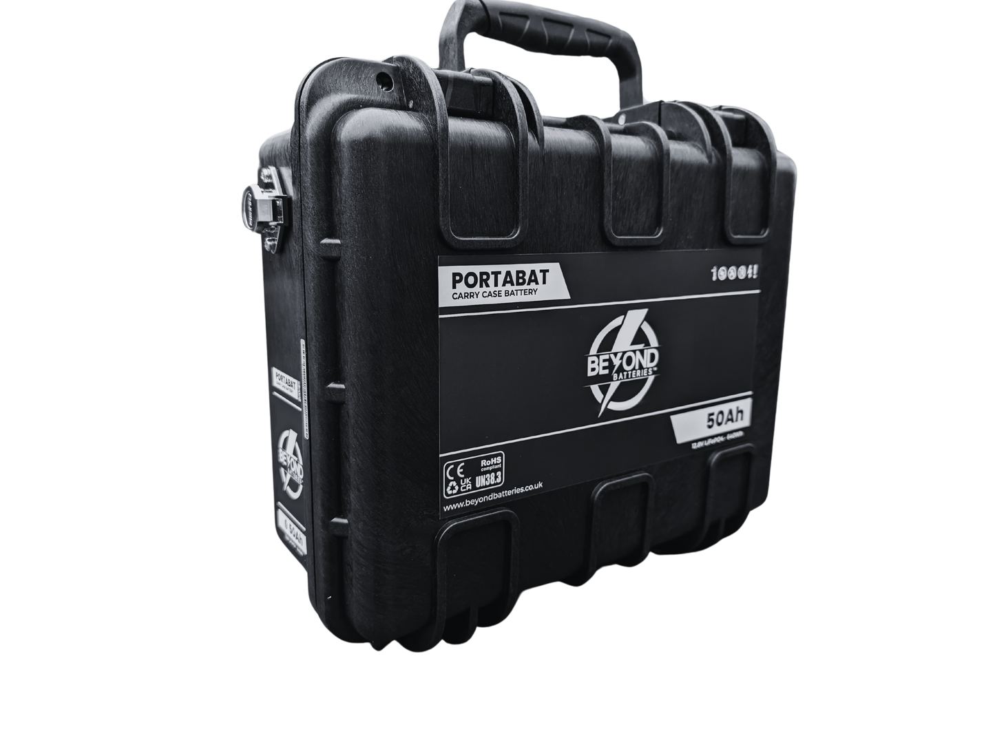 Beyond Batteries 12V 50Ah LiFePO4 PortaBat Carry Case Mobile Power unit