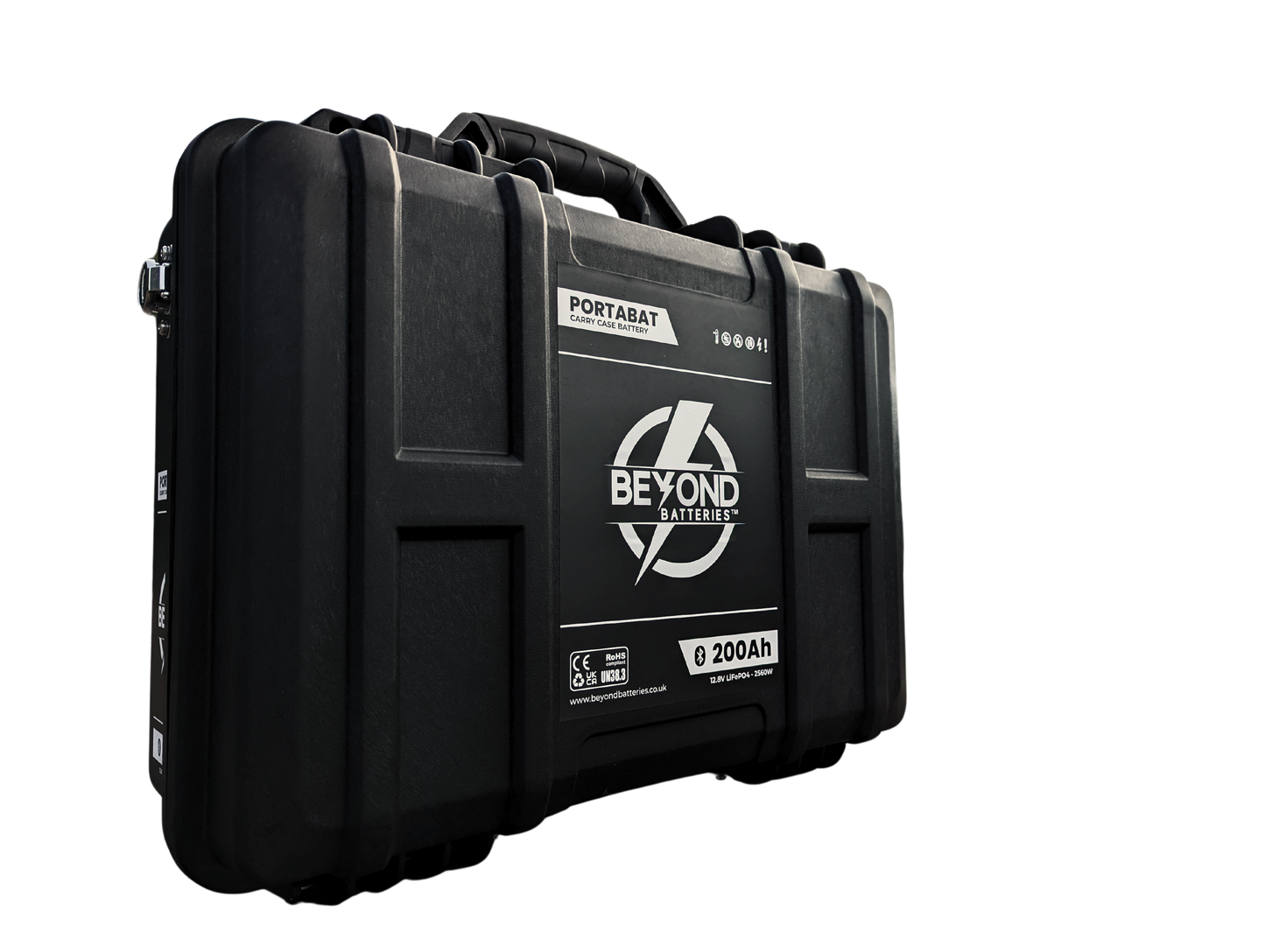 Beyond Batteries 12V 200Ah LiFePO4 PortaBat Carry Case Mobile Power unit