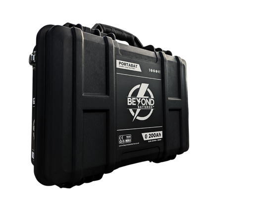 Beyond Batteries 12V 200Ah LiFePO4 PortaBat Carry Case Mobile Power unit