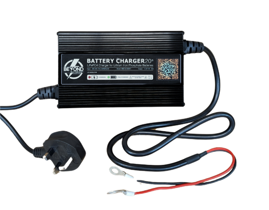 Beyond Batteries Lithium Battery Charger 20A - 12V LiFePO4