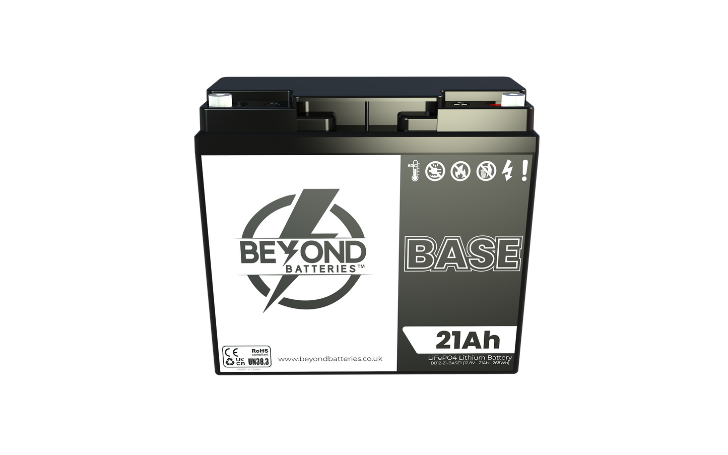 BASE21 - 12.8V LiFePO4 21Ah - Budget Friendly Lithium Iron Phosphate Battery