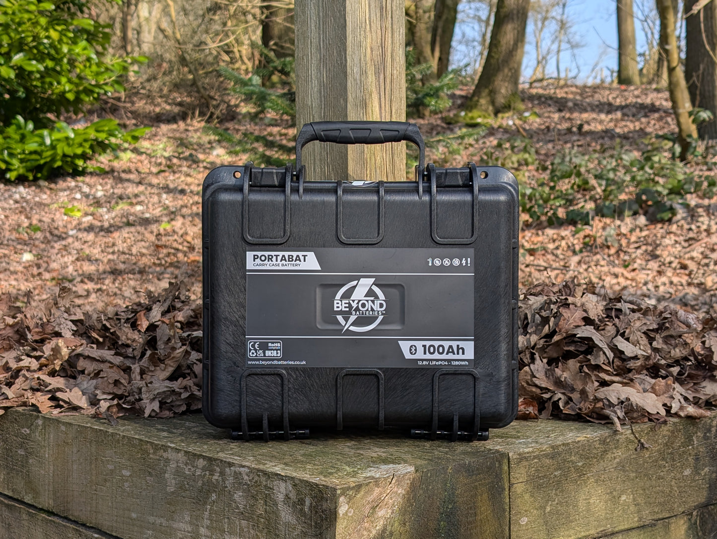 Beyond Batteries 12V 100Ah LiFePO4 PortaBat Carry Case Mobile Power unit