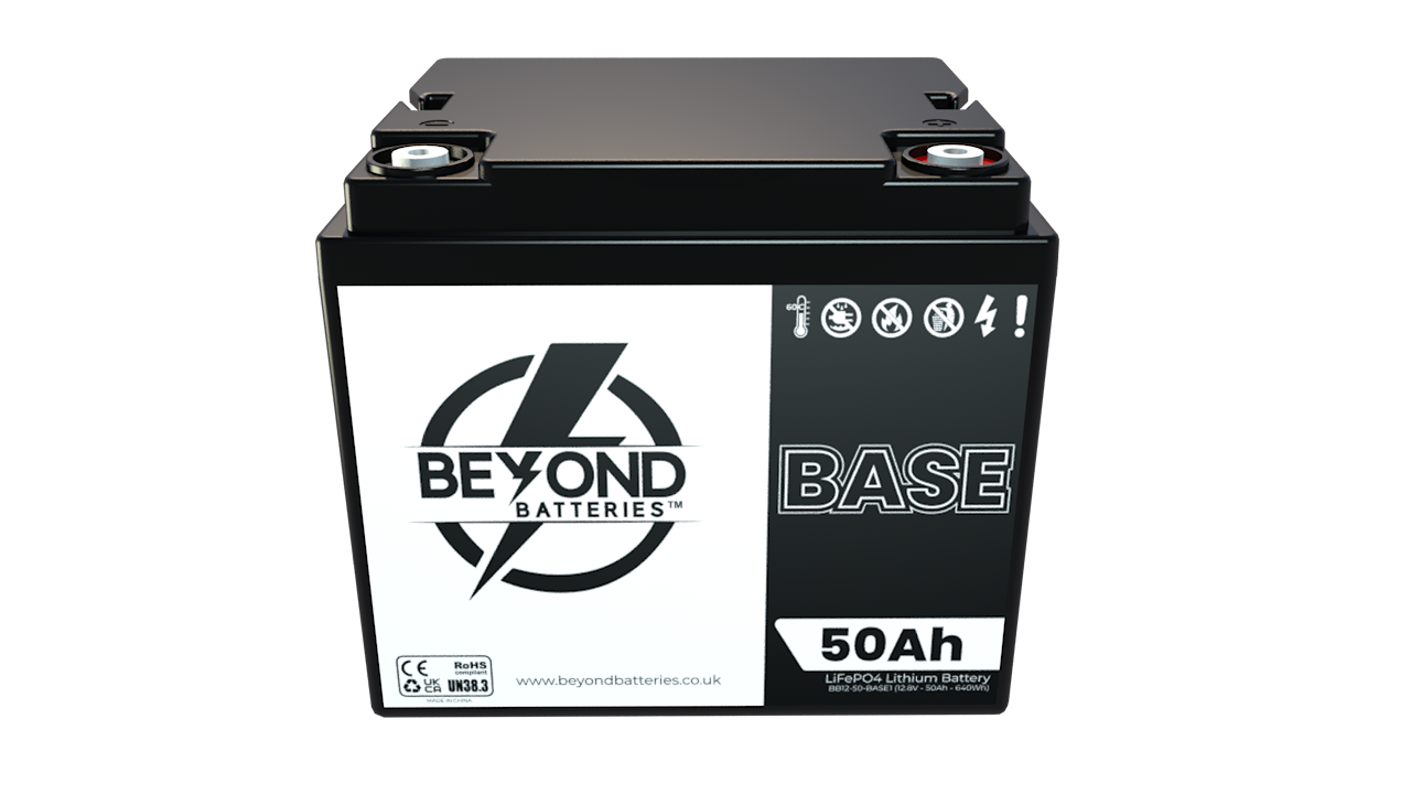 BASE50 - 12.8V LiFePO4 50Ah - Budget Friendly Lithium Iron Phosphate Battery