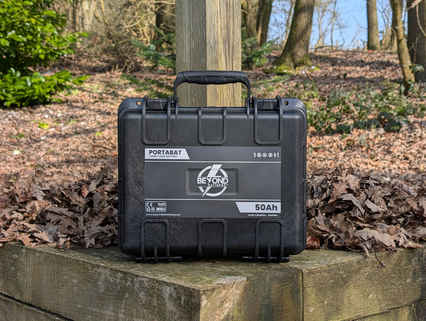 Beyond Batteries 12V 50Ah LiFePO4 PortaBat Carry Case Mobile Power unit