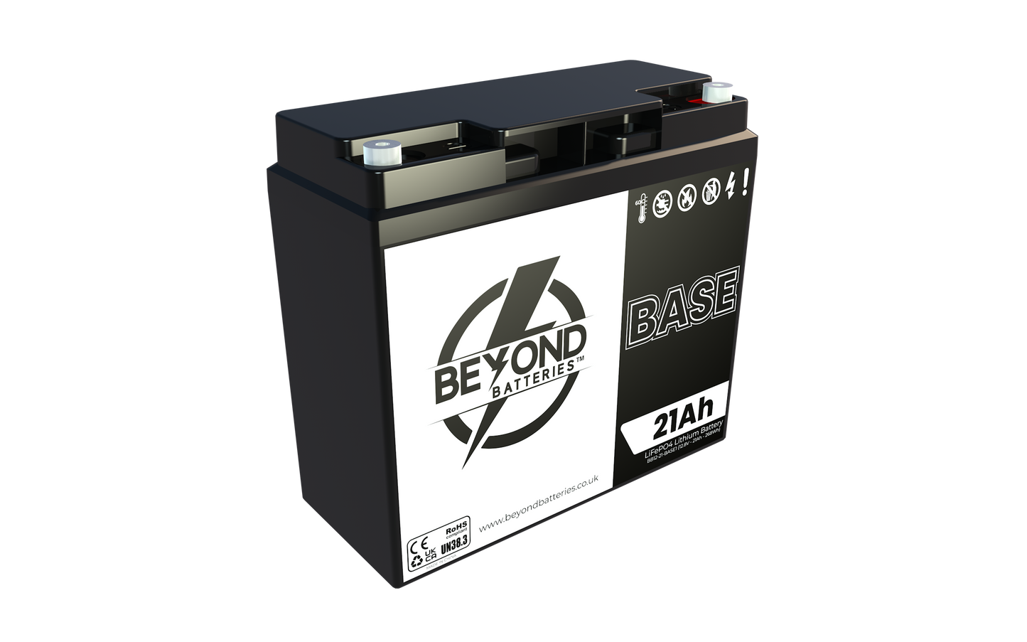BASE21 - 12.8V LiFePO4 21Ah - Budget Friendly Lithium Iron Phosphate Battery