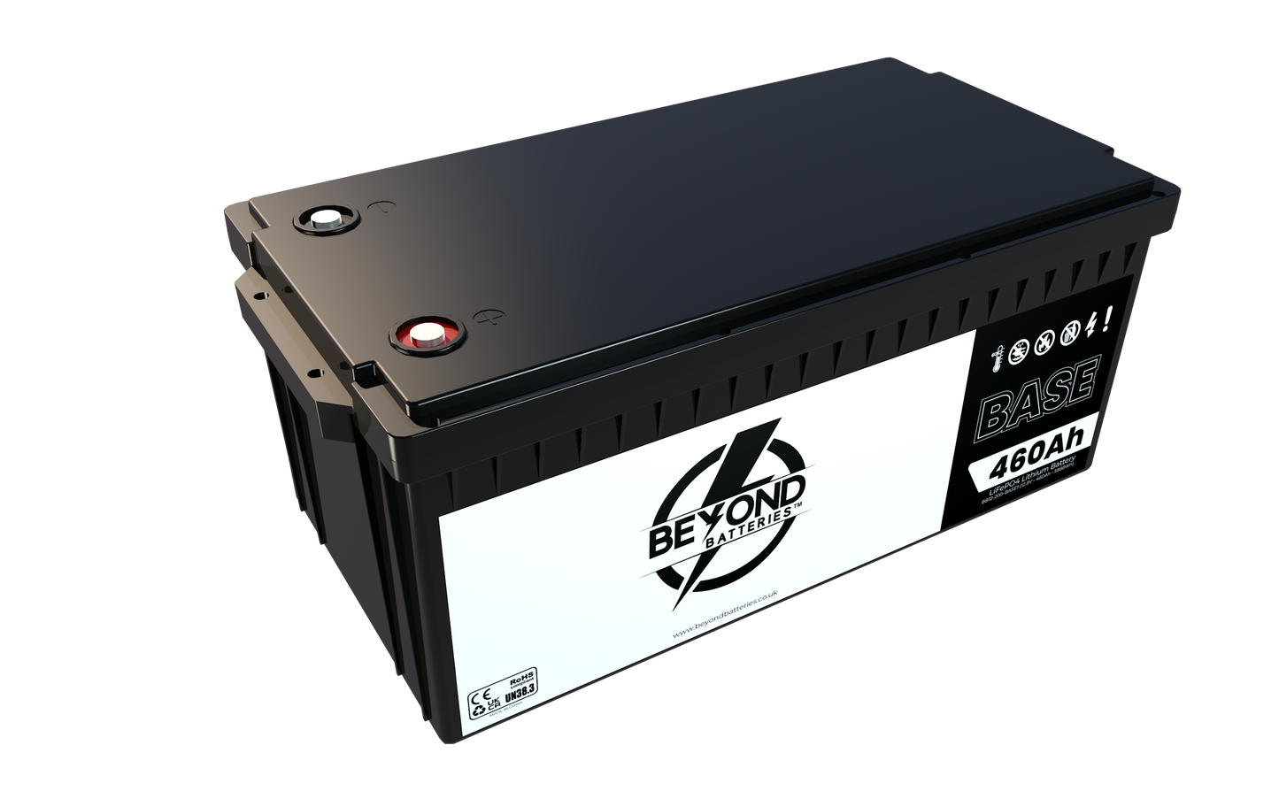 BASE460 - 12.8V LiFePO4 460Ah - Budget Friendly Lithium Iron Phosphate Battery