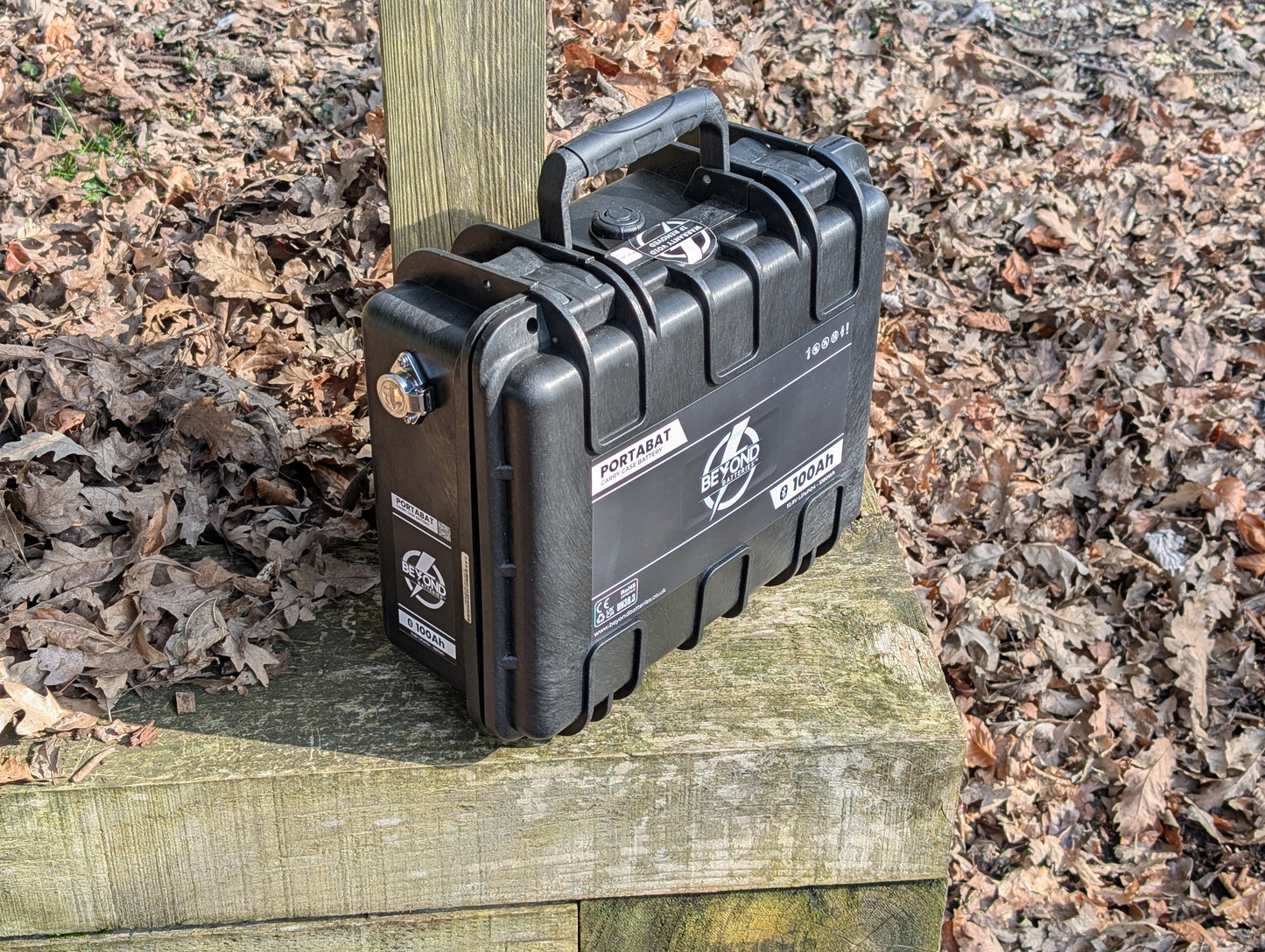 Beyond Batteries 12V 100Ah LiFePO4 PortaBat Carry Case Mobile Power unit