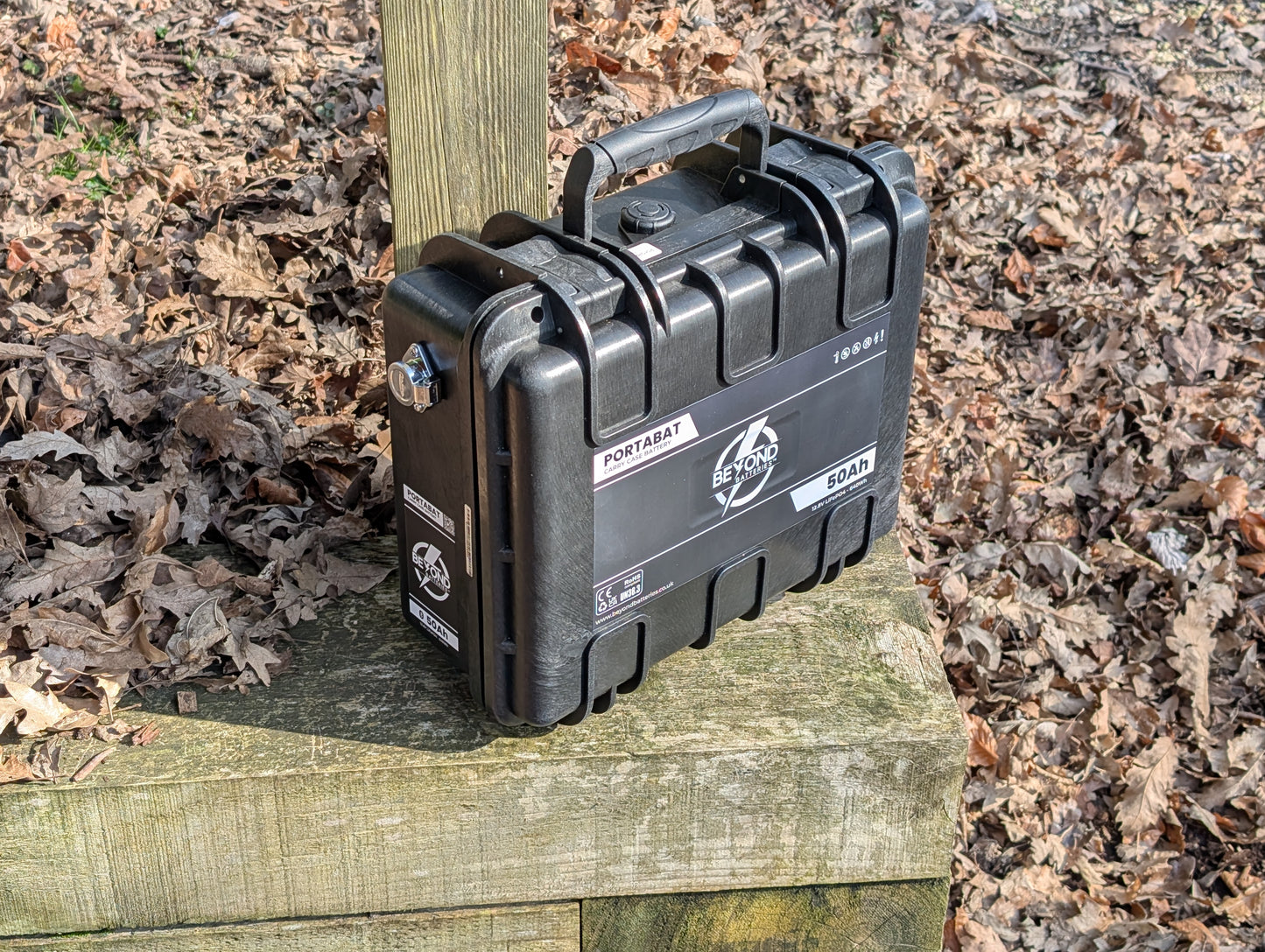 Beyond Batteries 12V 50Ah LiFePO4 PortaBat Carry Case Mobile Power unit