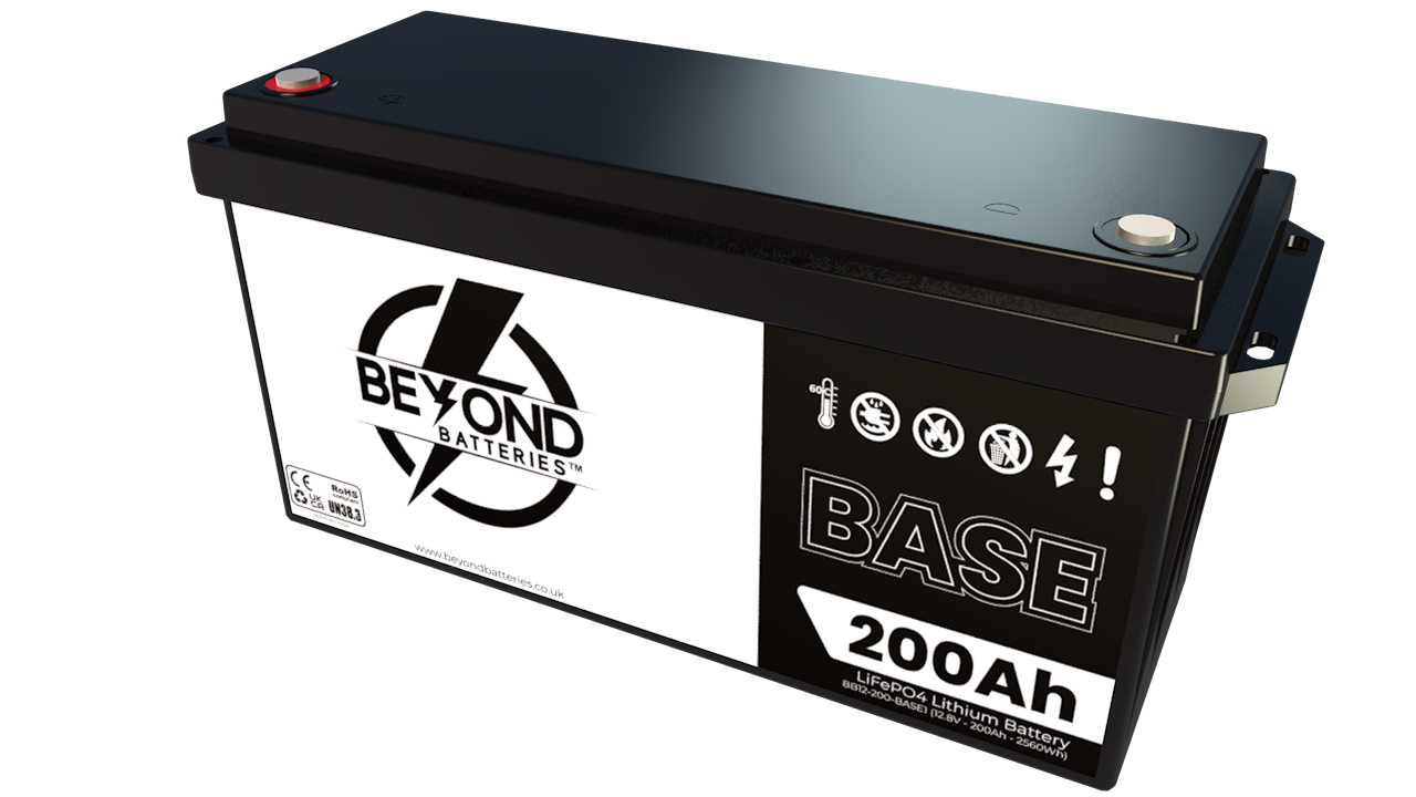BASE200 - 12.8V LiFePO4 200Ah - Budget Friendly Lithium Iron Phosphate Battery