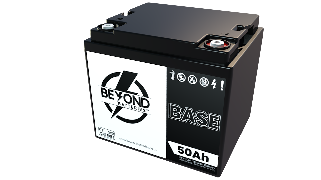 BASE50 - 12.8V LiFePO4 50Ah - Budget Friendly Lithium Iron Phosphate Battery