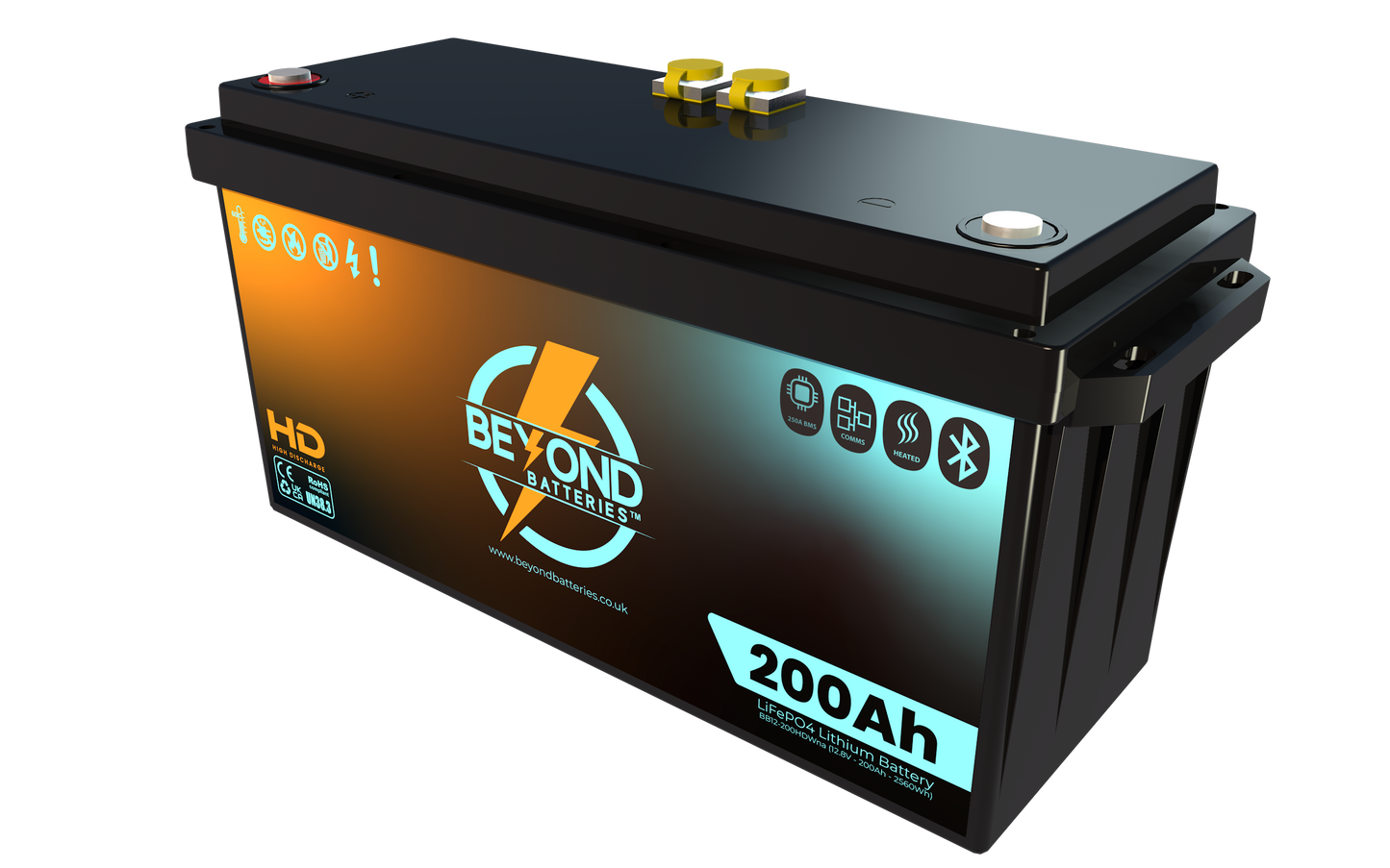 HD200 - High Performance Lithium - Smart LiFePO4 Lithium 12.8V Battery