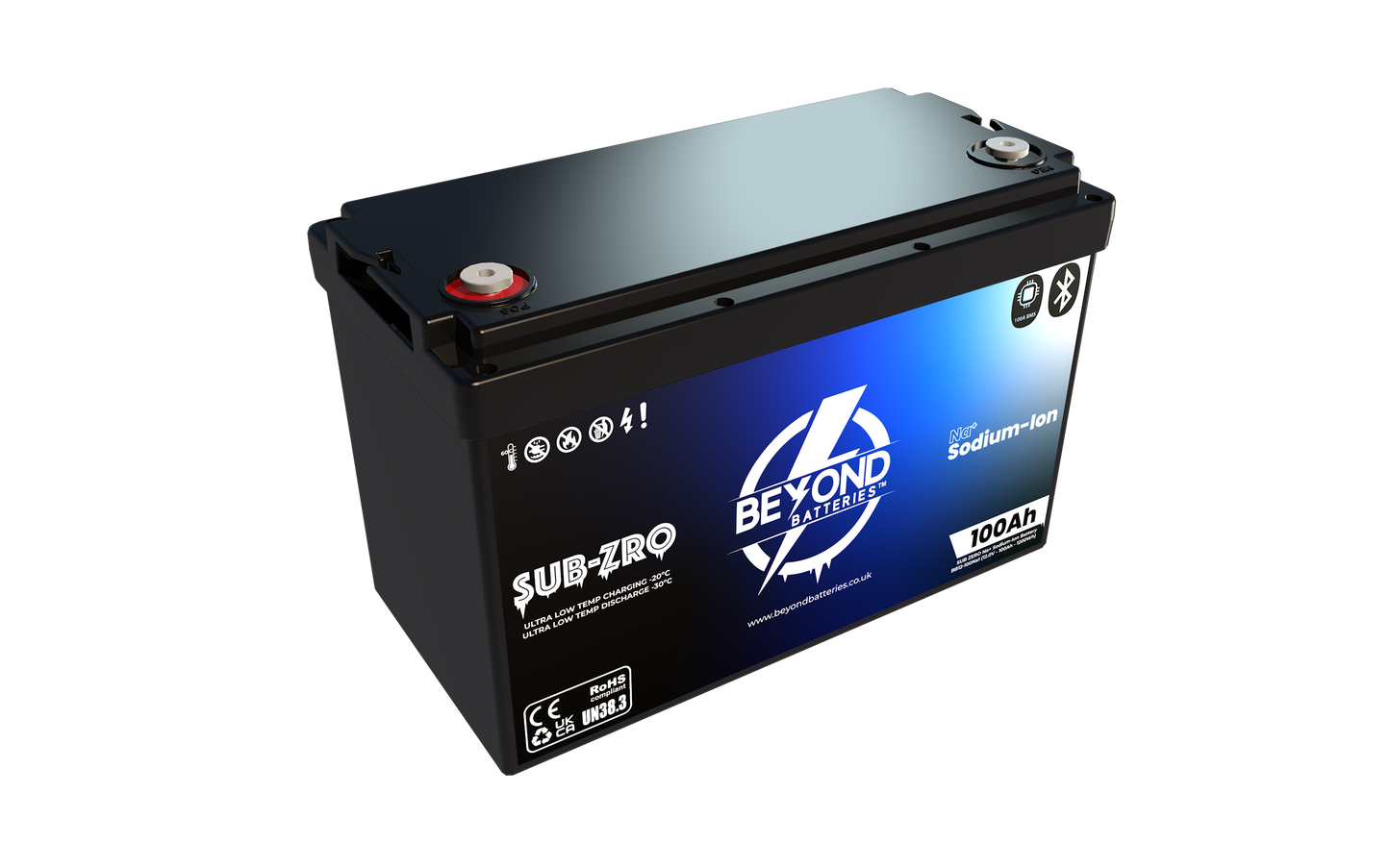 NA100 - Sodium-Ion 100Ah - 12V Ultra Low Temperature Battery Na+