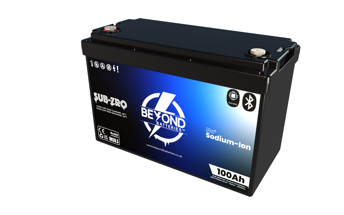 NA100 - Sodium-Ion 100Ah - 12V Ultra Low Temperature Battery Na+