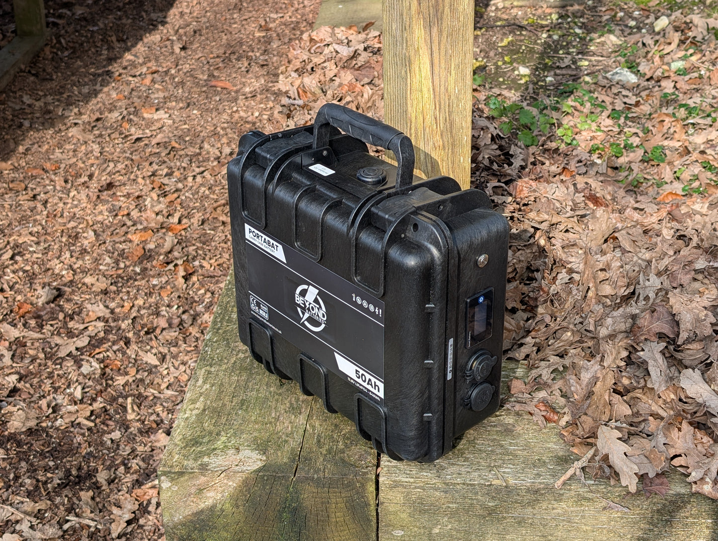 Beyond Batteries 12V 50Ah LiFePO4 PortaBat Carry Case Mobile Power unit