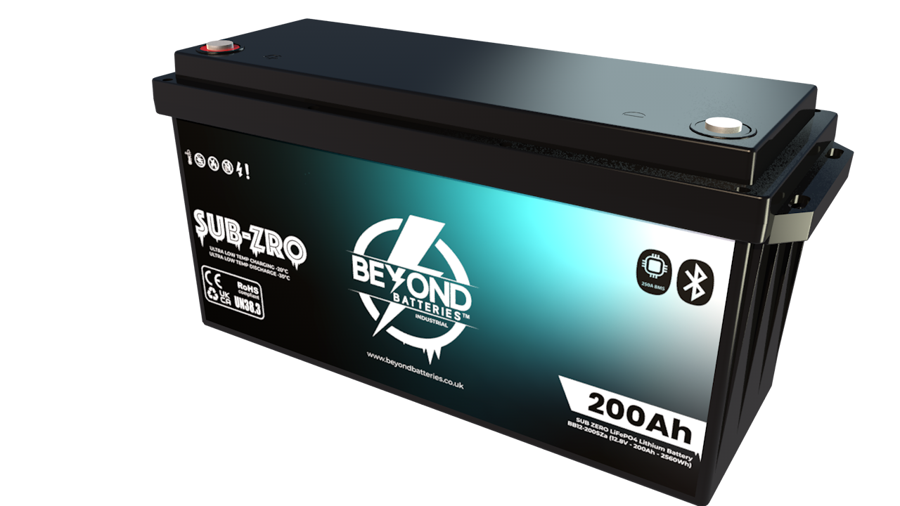 SZ200 - Sub-Zero 200Ah - 12.8V Ultra Low Temperature LIFePO4 Battery