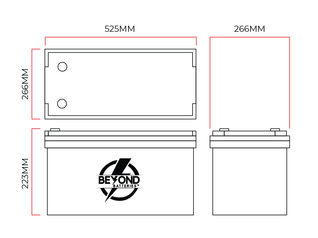 BASE460 - 12.8V LiFePO4 460Ah - Budget Friendly Lithium Iron Phosphate Battery