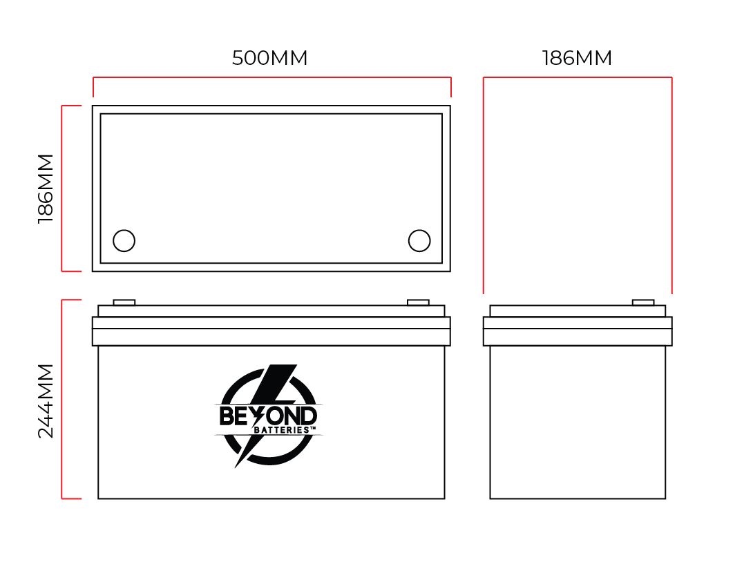 BASE200 - 12.8V LiFePO4 200Ah - Budget Friendly Lithium Iron Phosphate Battery