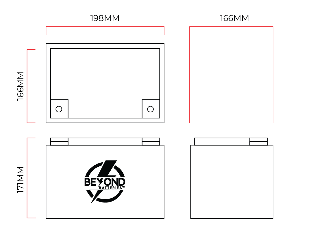 BASE50 - 12.8V LiFePO4 50Ah - Budget Friendly Lithium Iron Phosphate Battery
