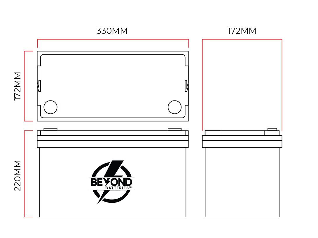 HD160 - High Performance Lithium - Smart LiFePO4 Lithium 12.8V Battery