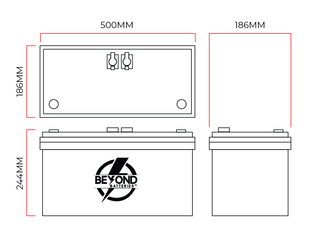 HD200 - High Performance Lithium - Smart LiFePO4 Lithium 12.8V Battery