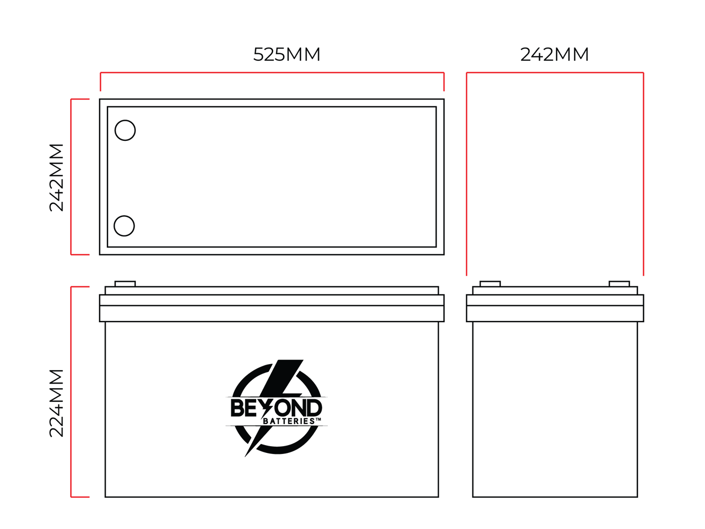 SZ300 - Sub-Zero 300Ah - 12.8V Ultra Low Temperature LIFePO4 Battery