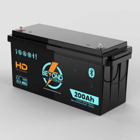 Clearance - 200Ah Standard HD LiFePO4 12V Lithium Battery with Bluetooth