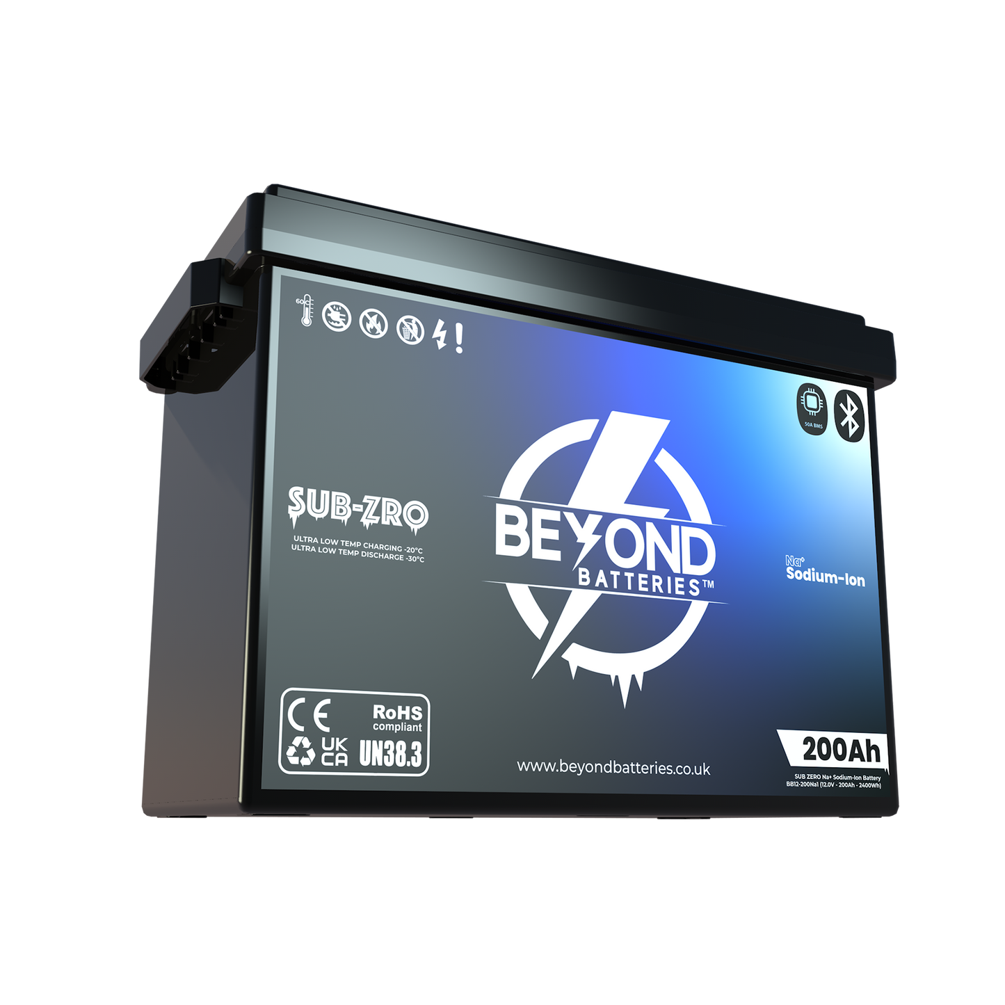 NA200 - Sodium-Ion 200Ah - 12V Ultra Low Temperature Battery Na+