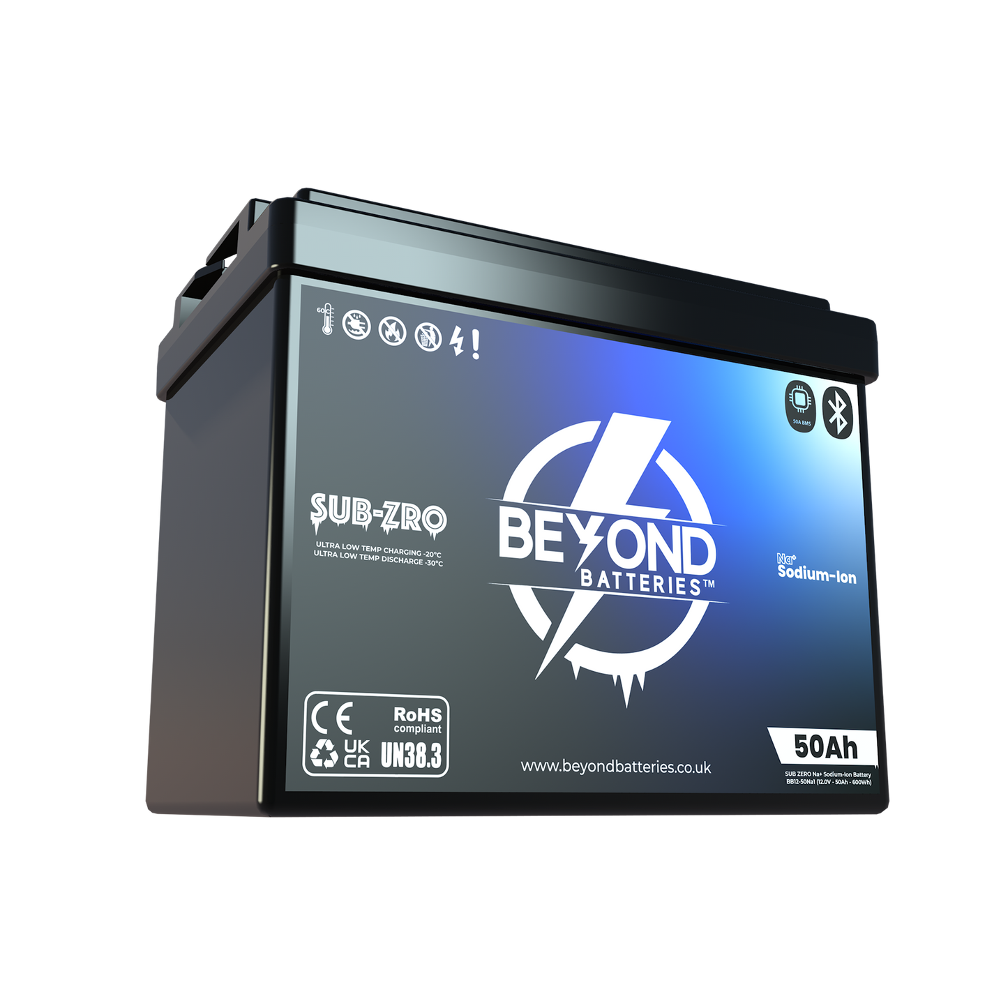 NA50 - Sodium-Ion 50Ah - 12V Ultra Low Temperature Battery Na+