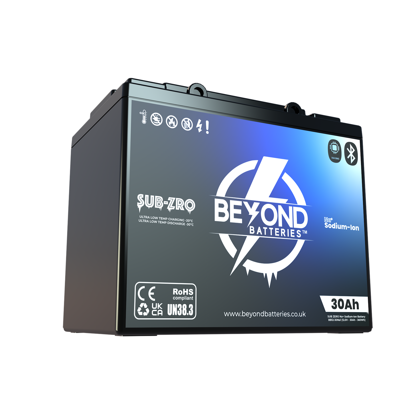 NA30 - Sodium-Ion 30Ah - 12V Ultra Low Temperature Battery Na+