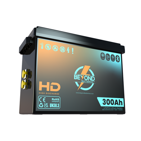 HD300 - High Performance Lithium - Smart LiFePO4 Lithium 12.8V Battery - No communication ports model