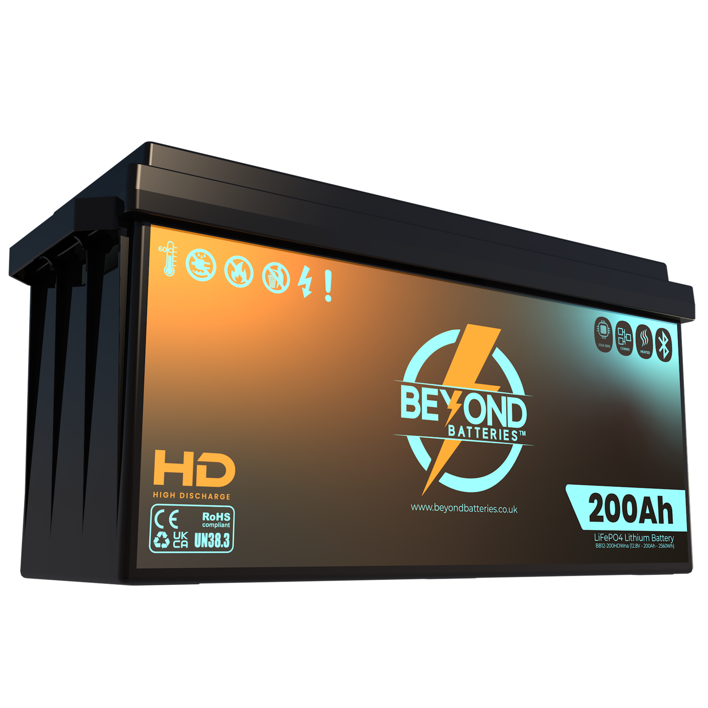 HD200 - High Performance Lithium - Smart LiFePO4 Lithium 12.8V Battery