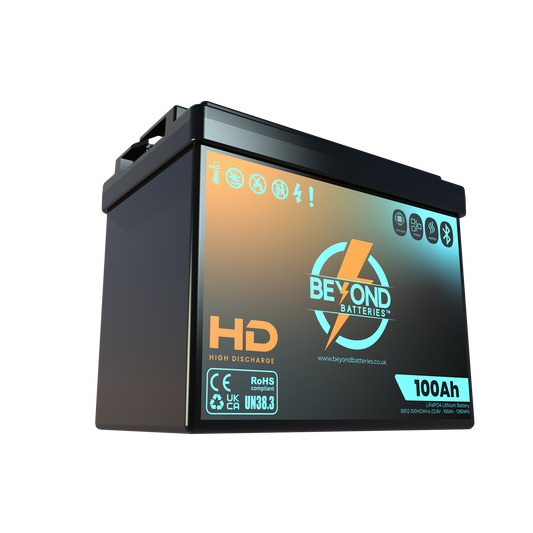 HD100 - High Performance Lithium - Smart LiFePO4 Lithium 12.8V Battery