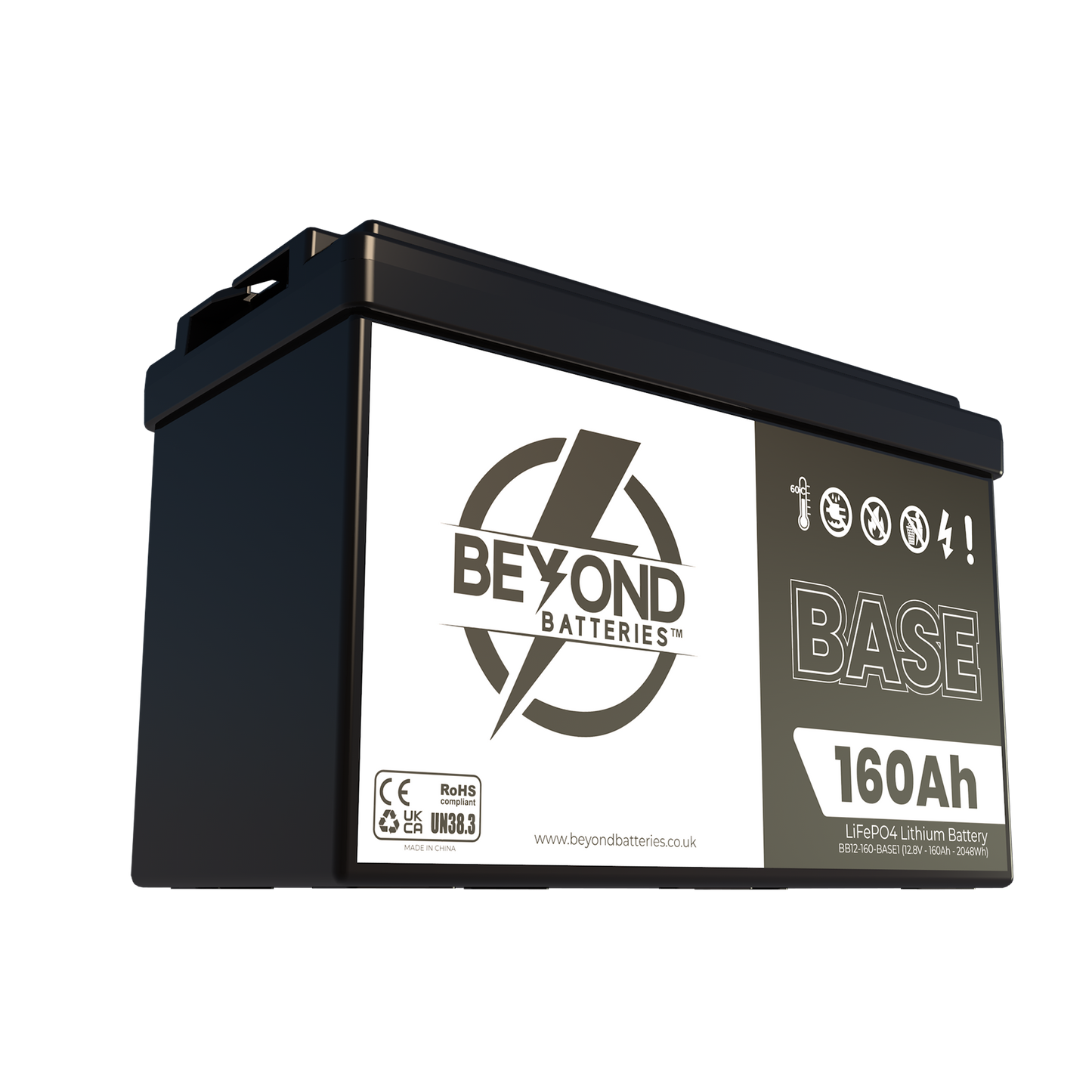 BASE160 - 12.8V LiFePO4 160Ah - Budget Friendly Lithium Iron Phosphate Battery