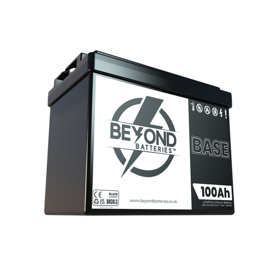 BASE100 - 12.8V LiFePO4 100Ah - Budget Friendly Lithium Iron Phosphate Battery