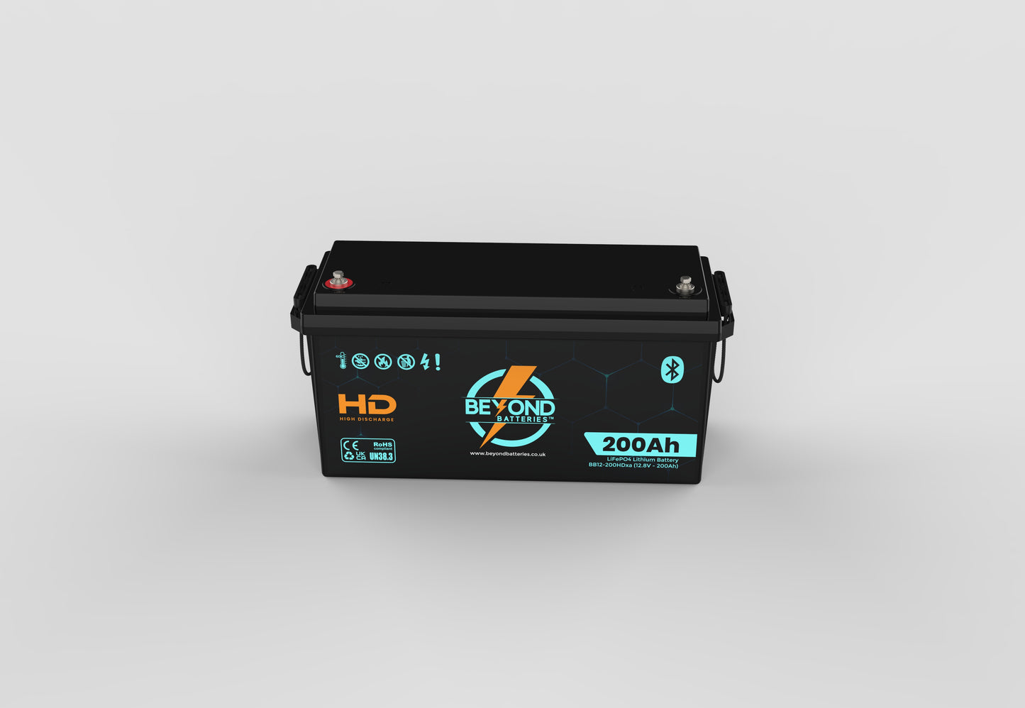 Beyond Batteries 200Ah HD - High Performance Lithium - Smart LiFePO4 Lithium 12V Battery