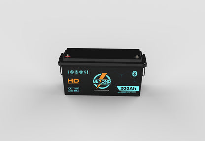 Beyond Batteries 200Ah HD - High Performance Lithium - Smart LiFePO4 Lithium 12V Battery