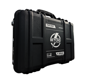 Beyond Batteries 12V 200Ah LiFePO4 PortaBat Carry Case Mobile Power unit