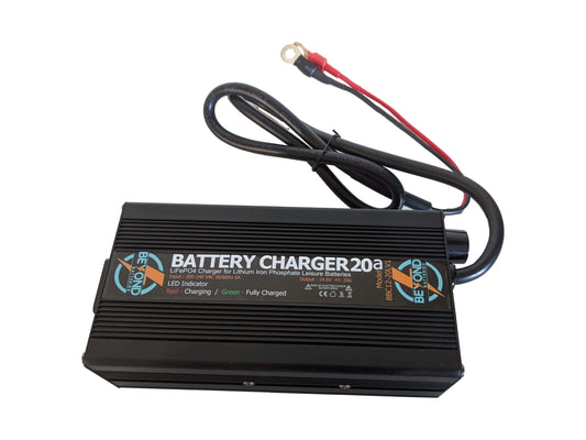 Beyond Batteries Lithium Battery Charger 20A - 12V LiFePO4