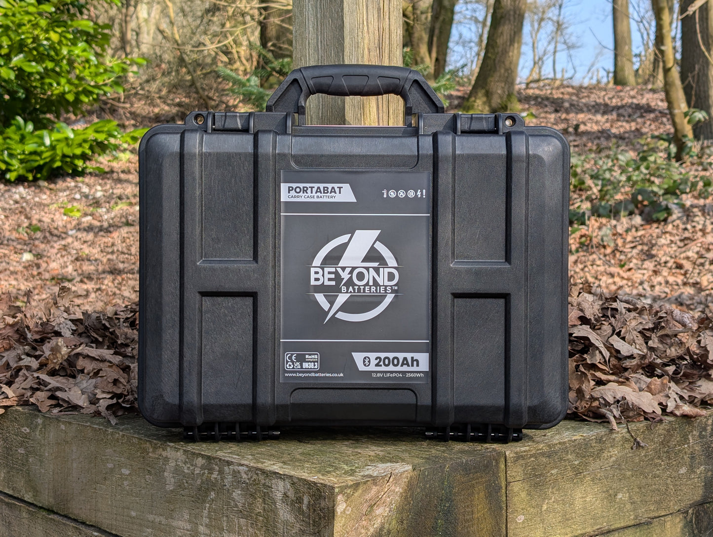 Beyond Batteries 12V 200Ah LiFePO4 PortaBat Carry Case Mobile Power unit