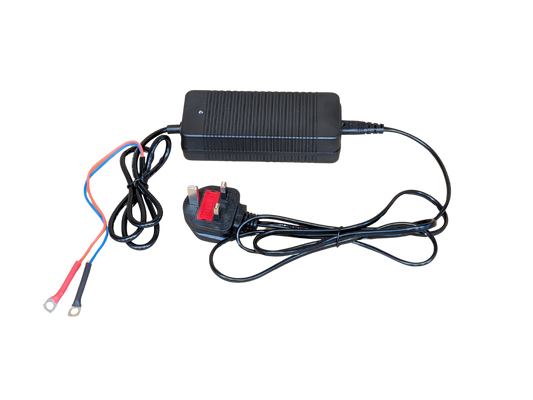 12V 4A charger - M6 Ring Terminals