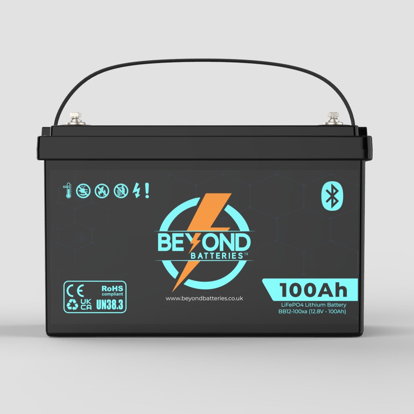 Clearance - 100Ah LiFePO4 12V Lithium Battery with Bluetooth