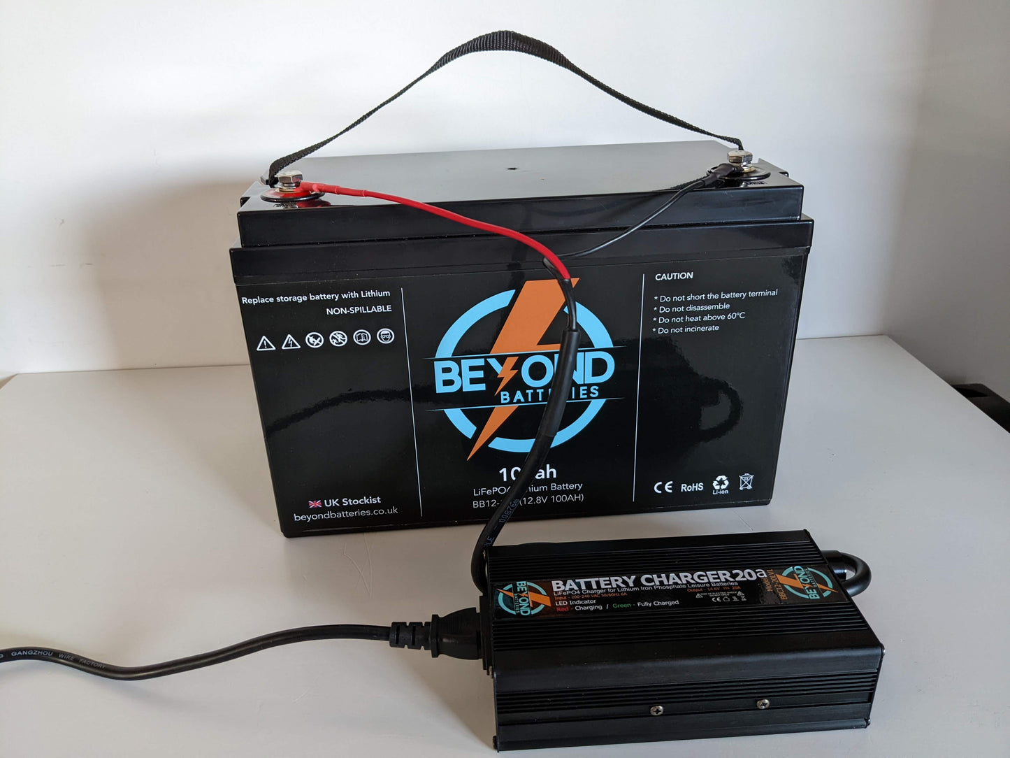 Beyond Batteries Lithium Battery Charger 20A - 12V LiFePO4