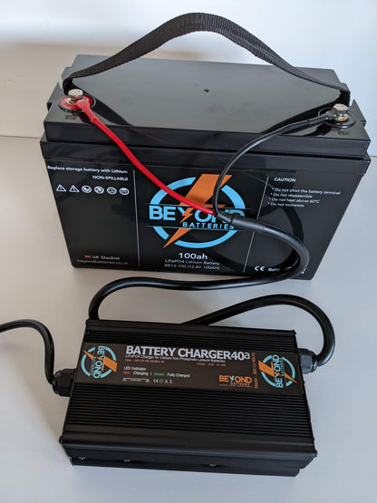 Beyond Batteries Lithium Battery Charger 40A - 12V