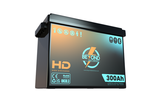 HD300 - High Performance Lithium - Smart LiFePO4 Lithium 12.8V Battery - No communication ports model