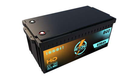 HD628 - High Performance Heated Lithium - Smart LiFePO4 Lithium 12.8V Battery - no communications ports