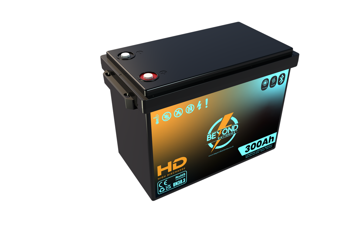 HD300 - High Performance Lithium - Smart LiFePO4 Lithium 12.8V Battery - No communication ports model