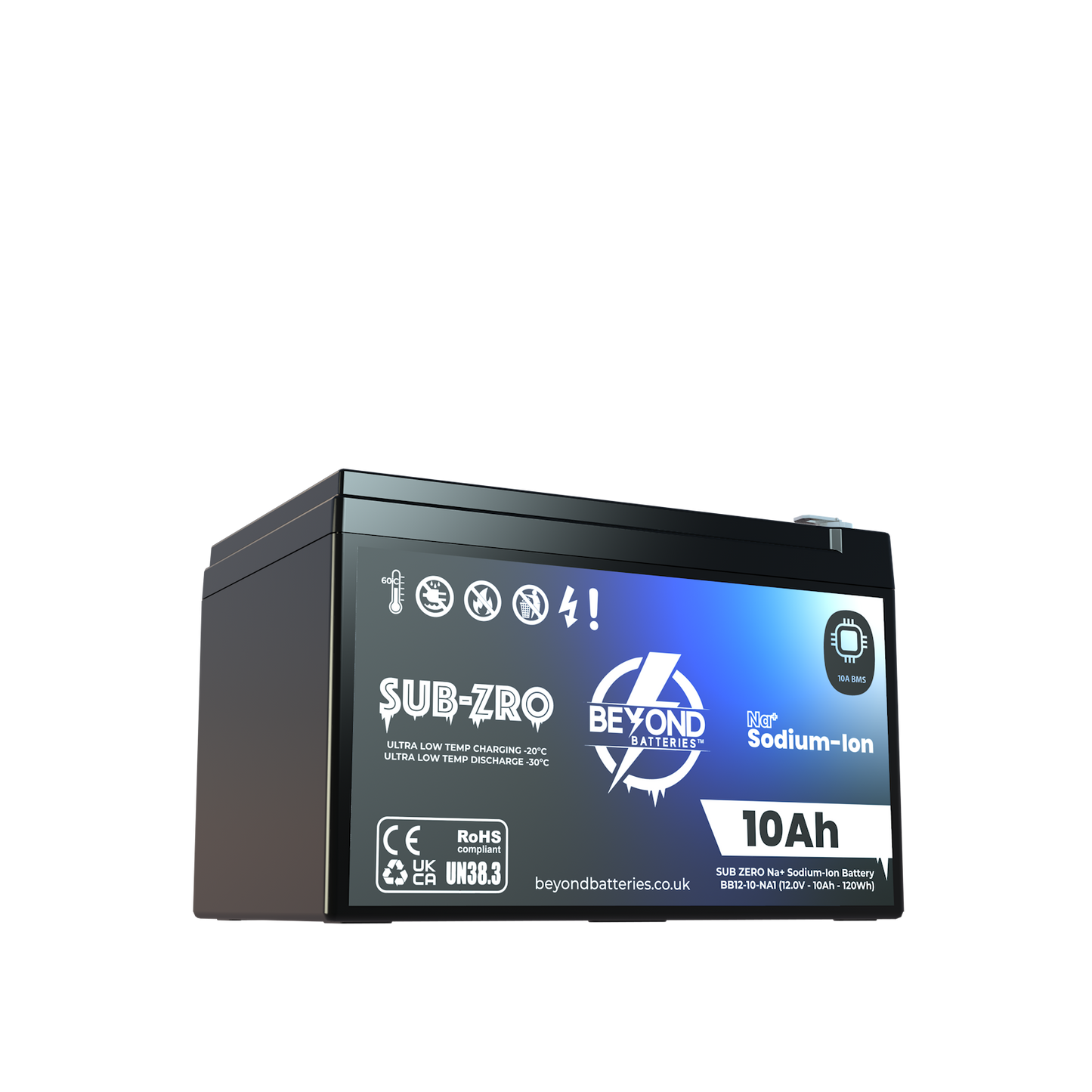 NA10 - Sodium-Ion 10Ah - 12V Ultra Low Temperature Battery Na+