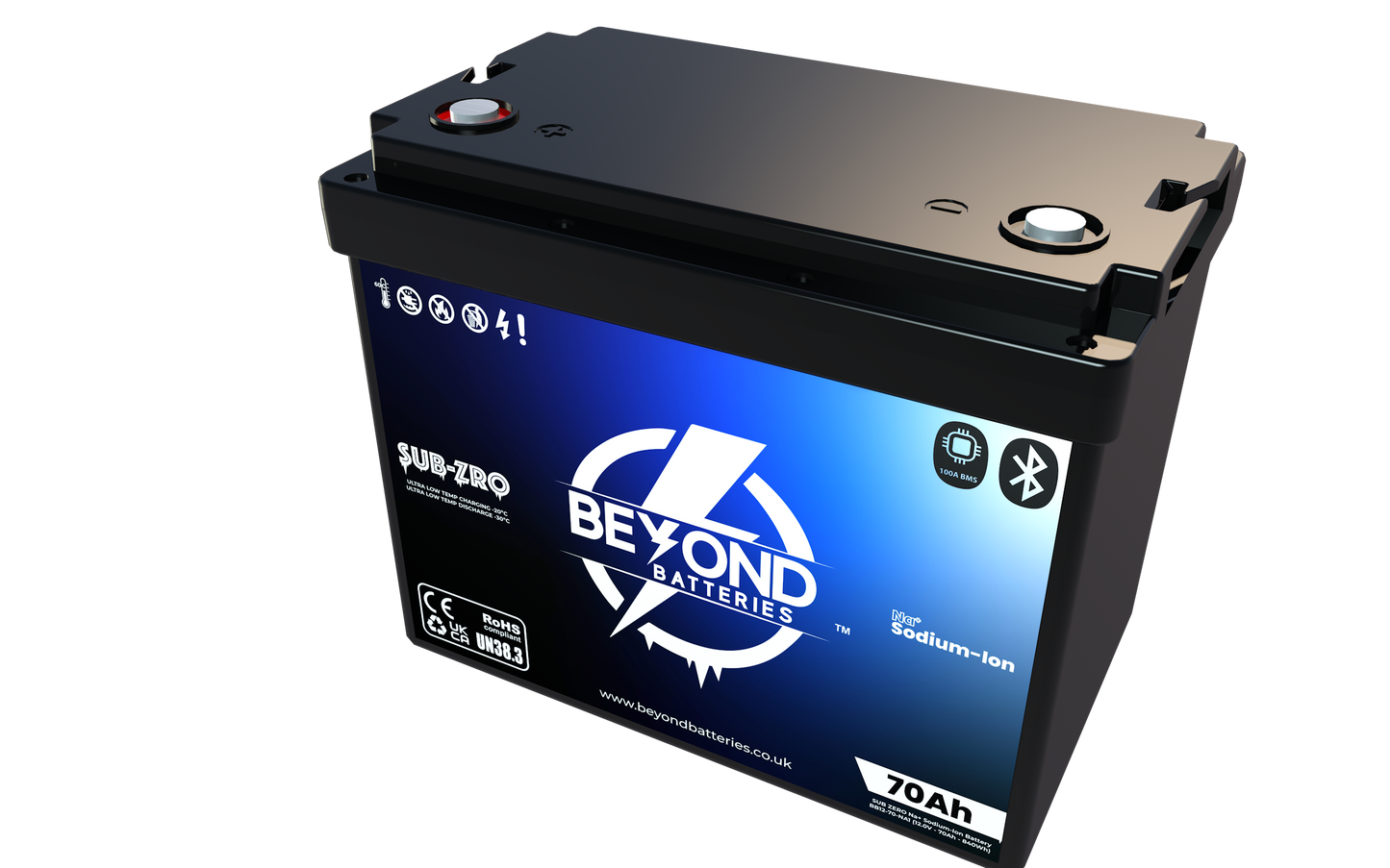 NA70 - Sodium-Ion 70Ah - 12V Ultra Low Temperature Battery Na+