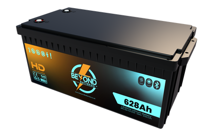 HD628 - High Performance Heated Lithium - Smart LiFePO4 Lithium 12.8V Battery - no communications ports